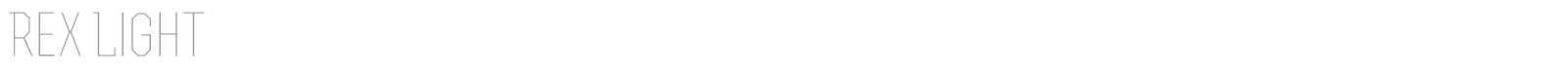Rex Light font preview